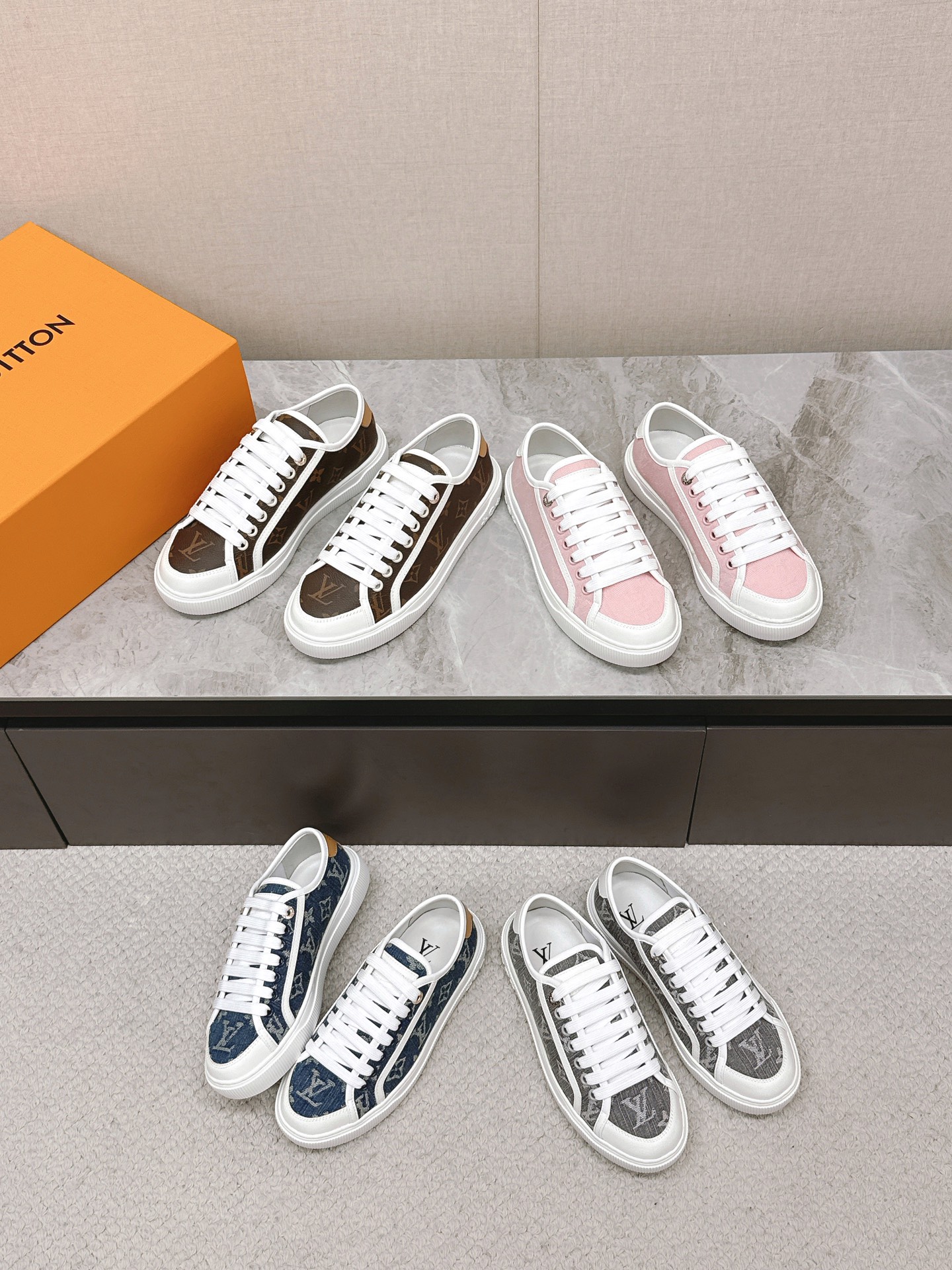 [TOP] Louis Vuitton LV Lagoon Sneakers - 4 Colors