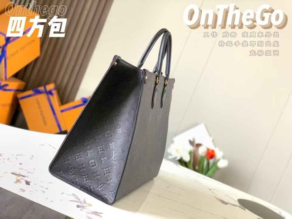 [TOP] Louis Vuitton LV On The Go Empreinte Tote GM 41×34×19 cm - Black