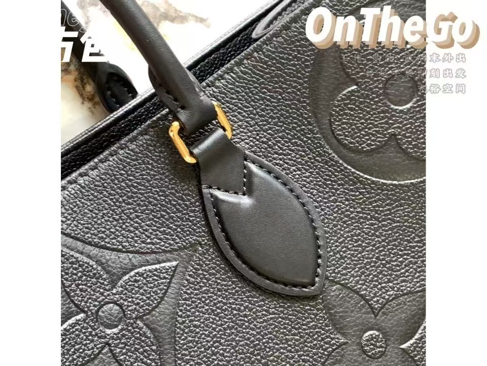 [TOP] Louis Vuitton LV On The Go Empreinte Tote GM 41×34×19 cm - Black
