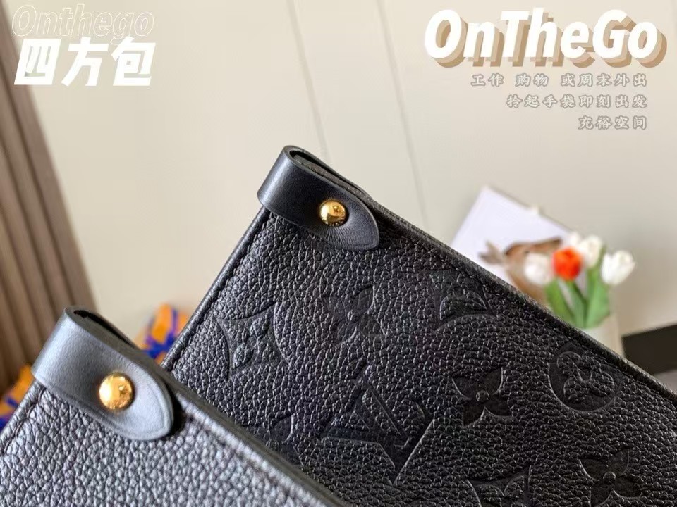 [TOP] Louis Vuitton LV On The Go Empreinte Tote GM 41×34×19 cm - Black