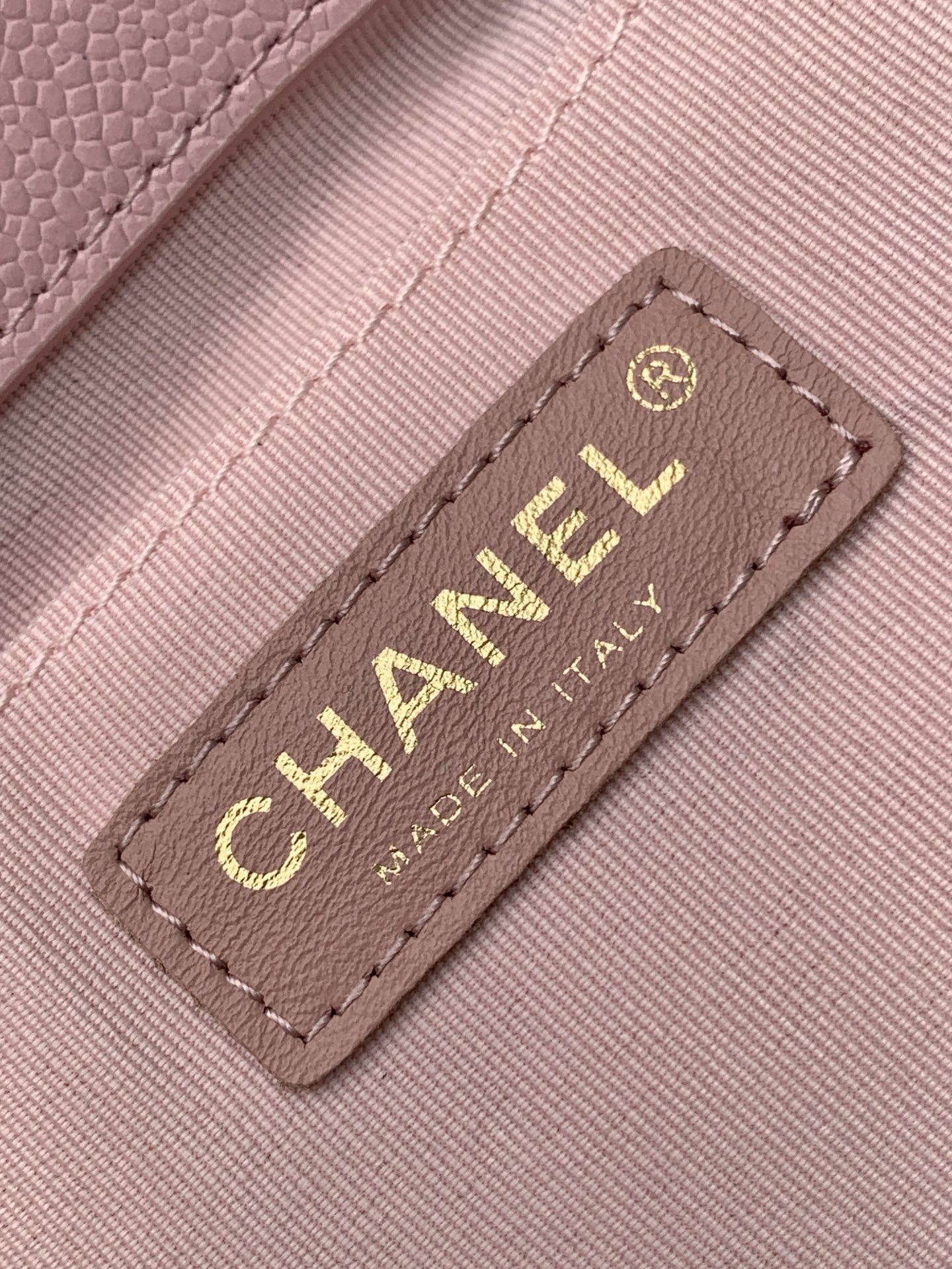 [TOP] CHANEL Duma Backpack Bag Lychee Pattern Cowhide 21x20x12cm - Pink