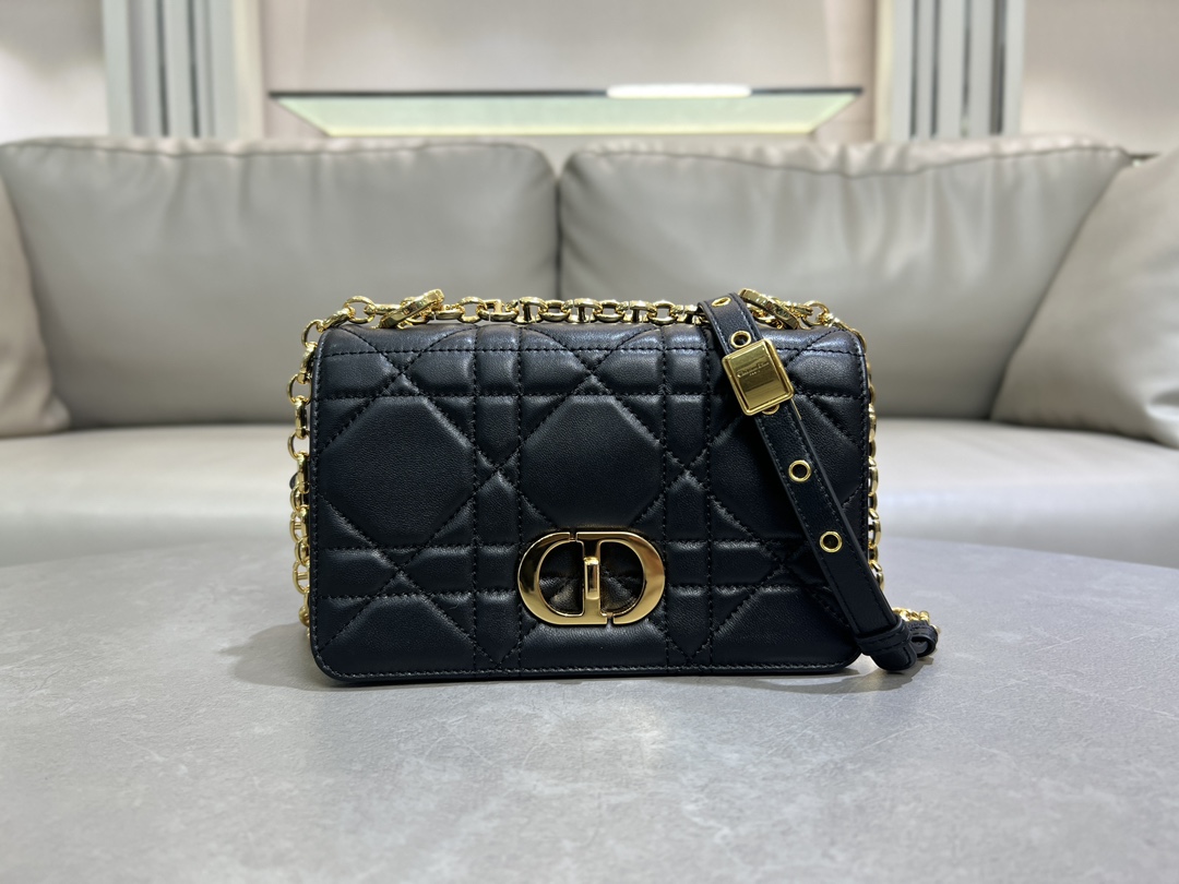 [TOP] Christian Dior Caro Bag Chain Box Bag 20×13×7cm -  4 Colour