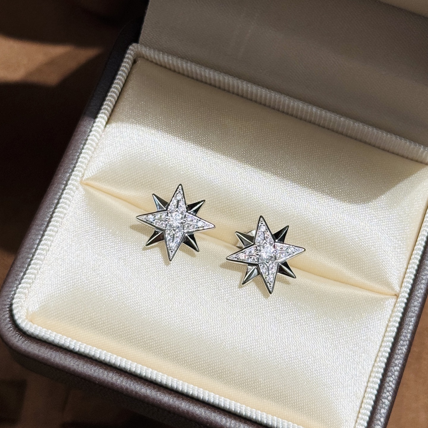 [TOP] Christian Dior Earrings -Sliver