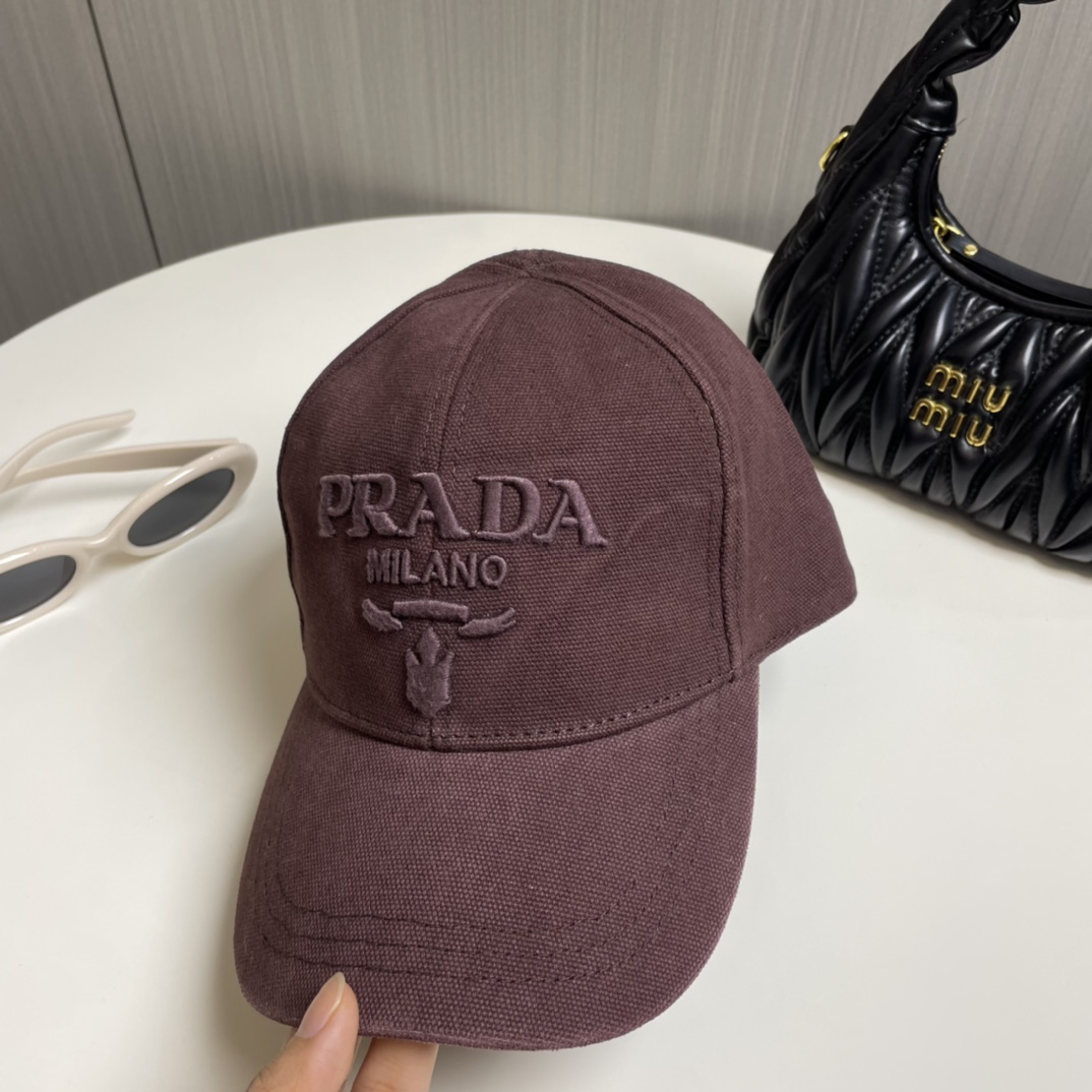 [TOP] PRADA Baseball Cap - 3 Color