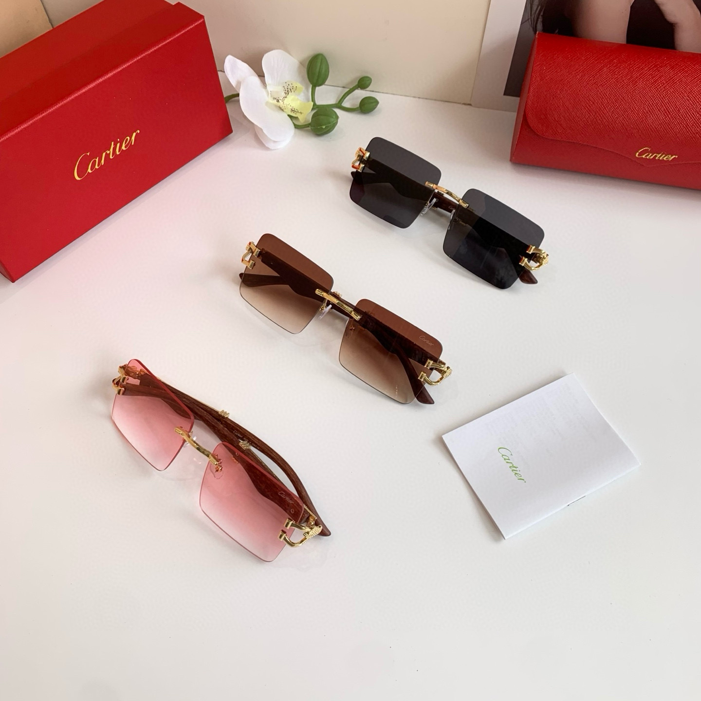 [TOP] Cartier Sunglasses - 3 Colors