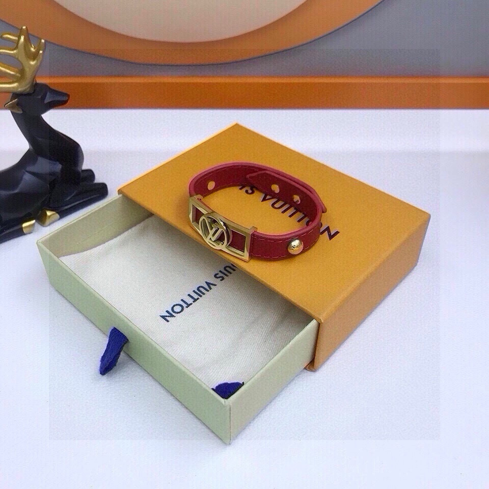 [TOP] Louis Vuitton LV Bracelet - Red