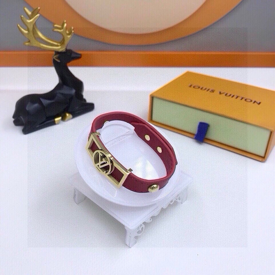 [TOP] Louis Vuitton LV Bracelet - Red