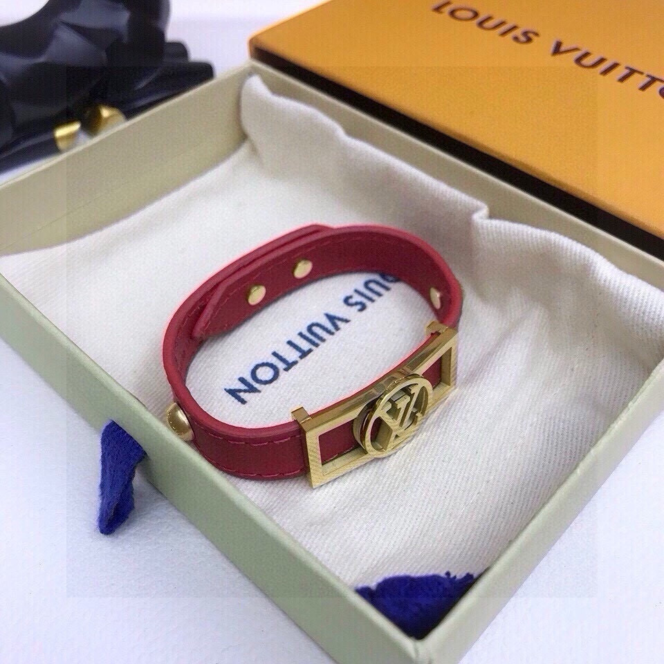 [TOP] Louis Vuitton LV Bracelet - Red
