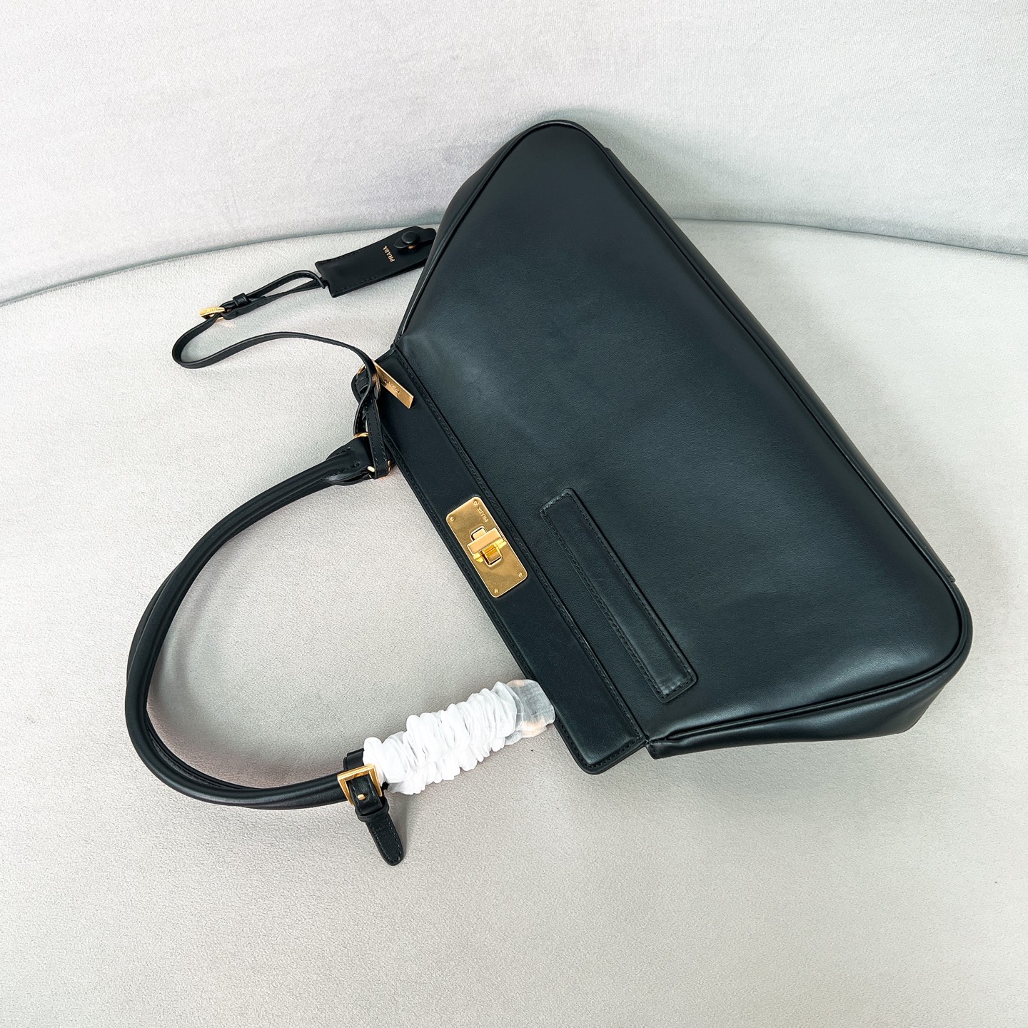 [TOP] PRADA Leather Bag 38x21x8cm - Black