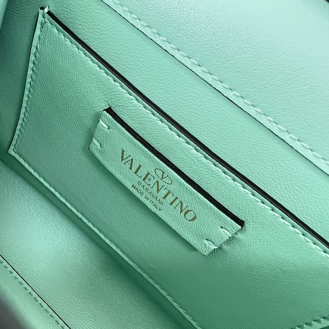 [TOP] VALENTINO Garavani Vsling Bag 19-13-9cm- Green