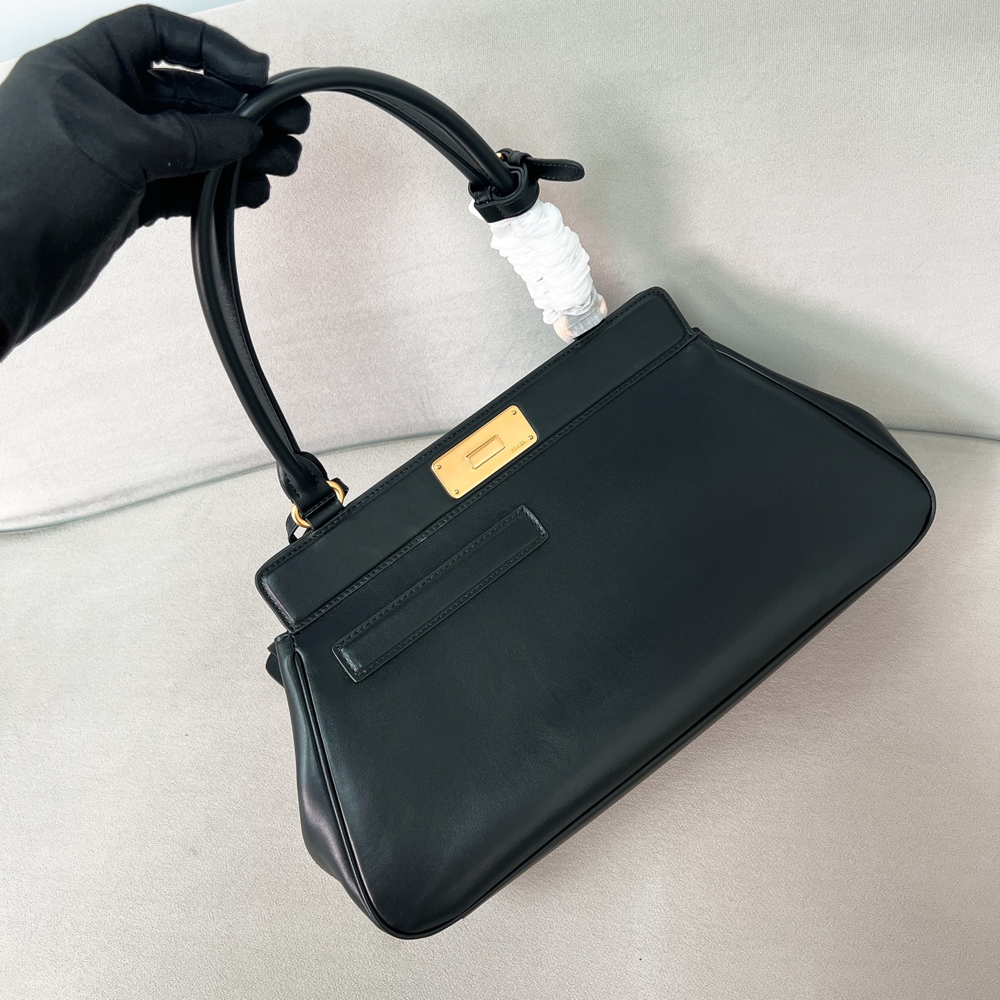 [TOP] PRADA Leather Bag 38x21x8cm - Black