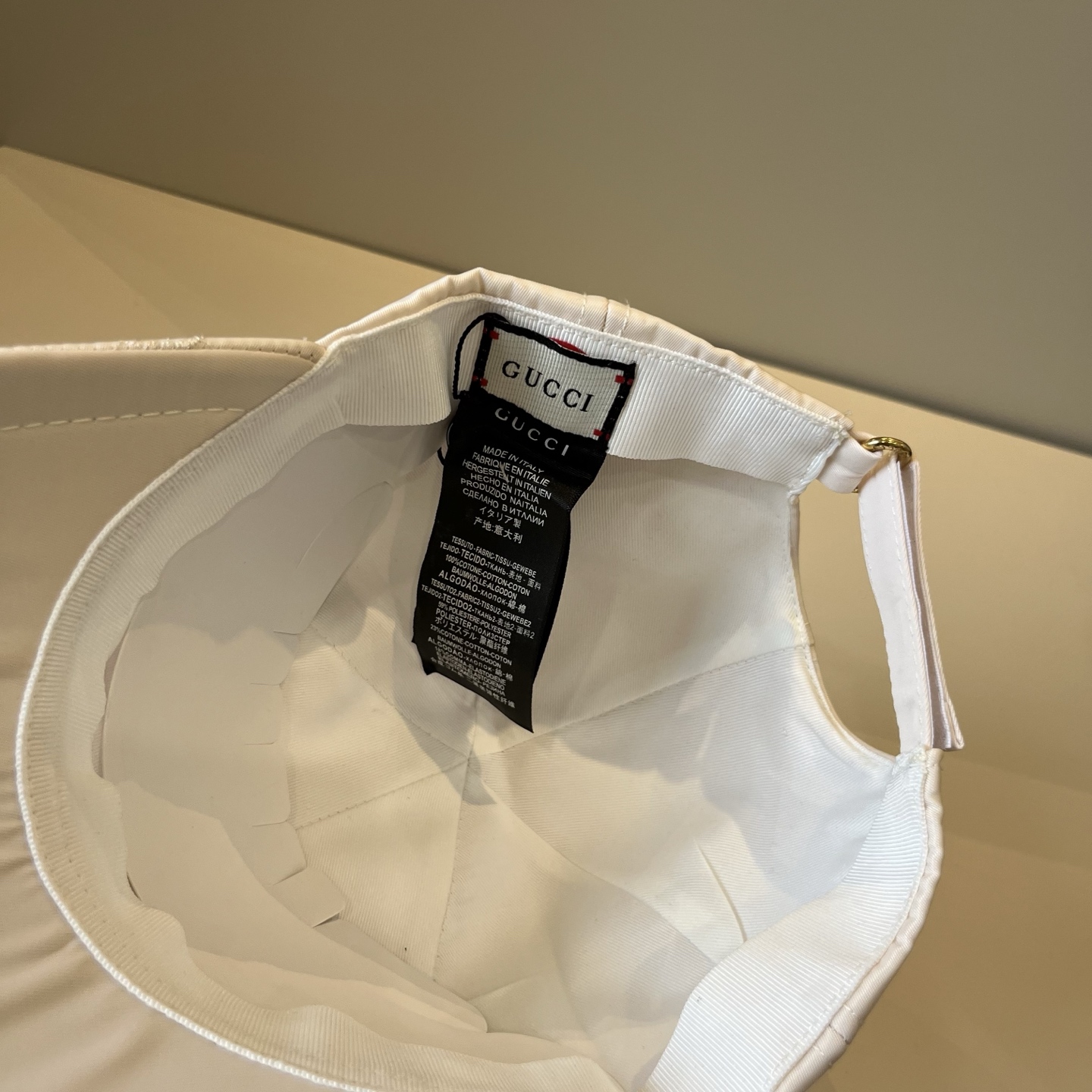 [TOP] GUCCI Embroidery Baseball Cap - 2 Colour