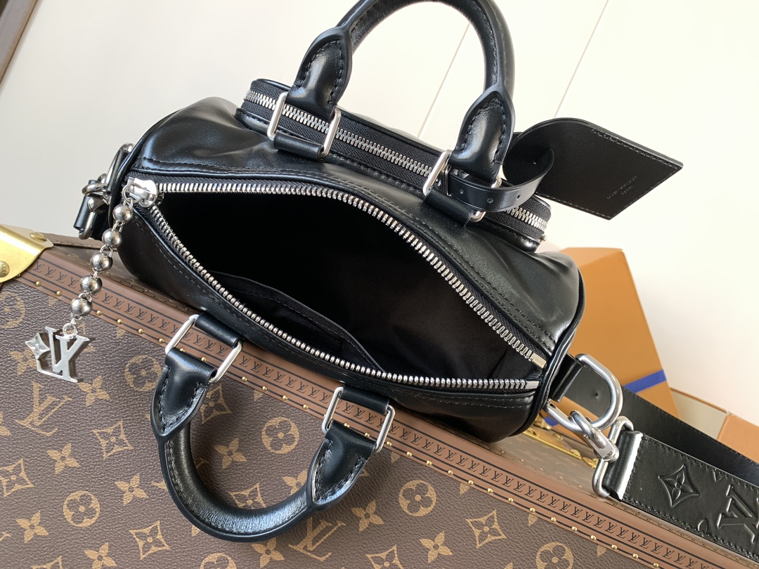 [TOP] Louis Vuitton LV Keepall Cargo Bandoulière Handbag 25cm - Black