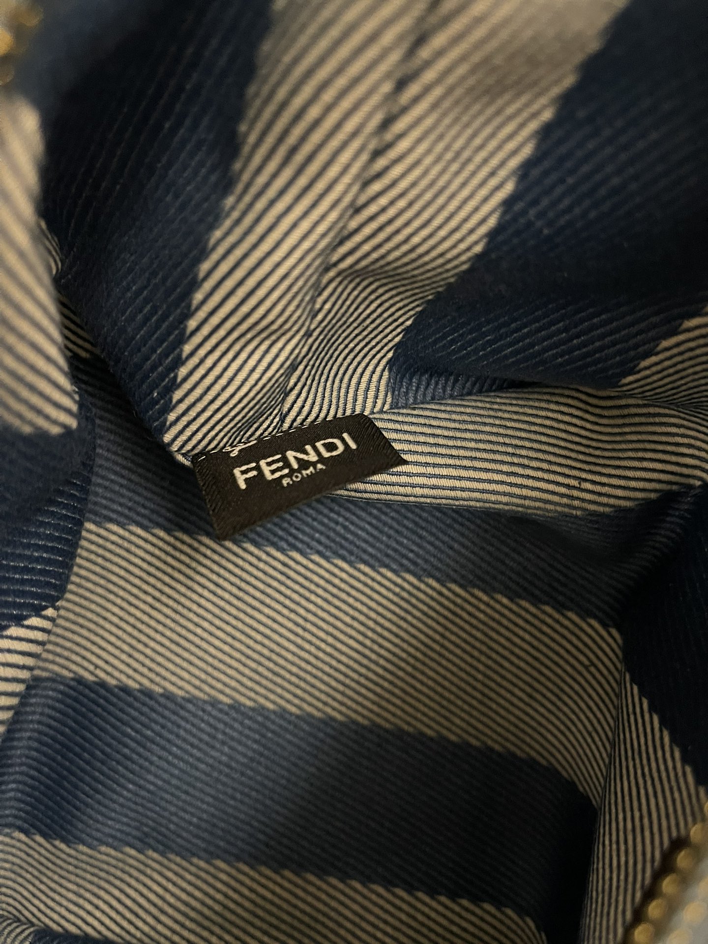 [TOP] FENDI Roll Bag Mini 23*19.5*15cm - Blue