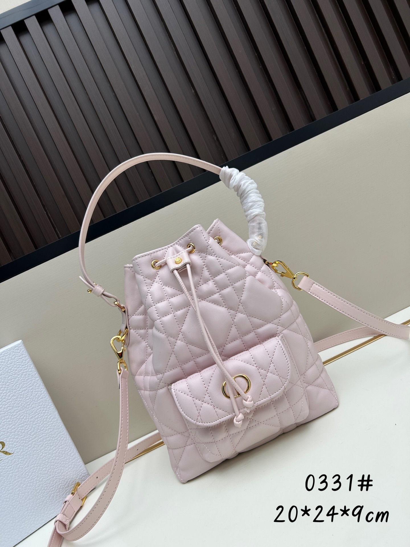 [TOP] Christian Dior Caro Bucket Bag 20cm*24cm*9cm - 3 Colour