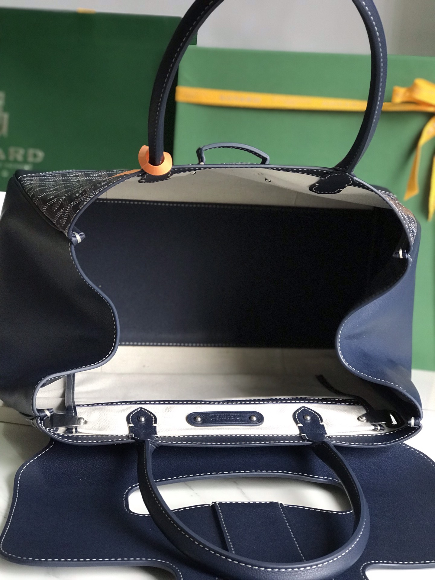 [TOP] Goyard Saigon Tote Bag 34x18x24cm  - 2 Colour