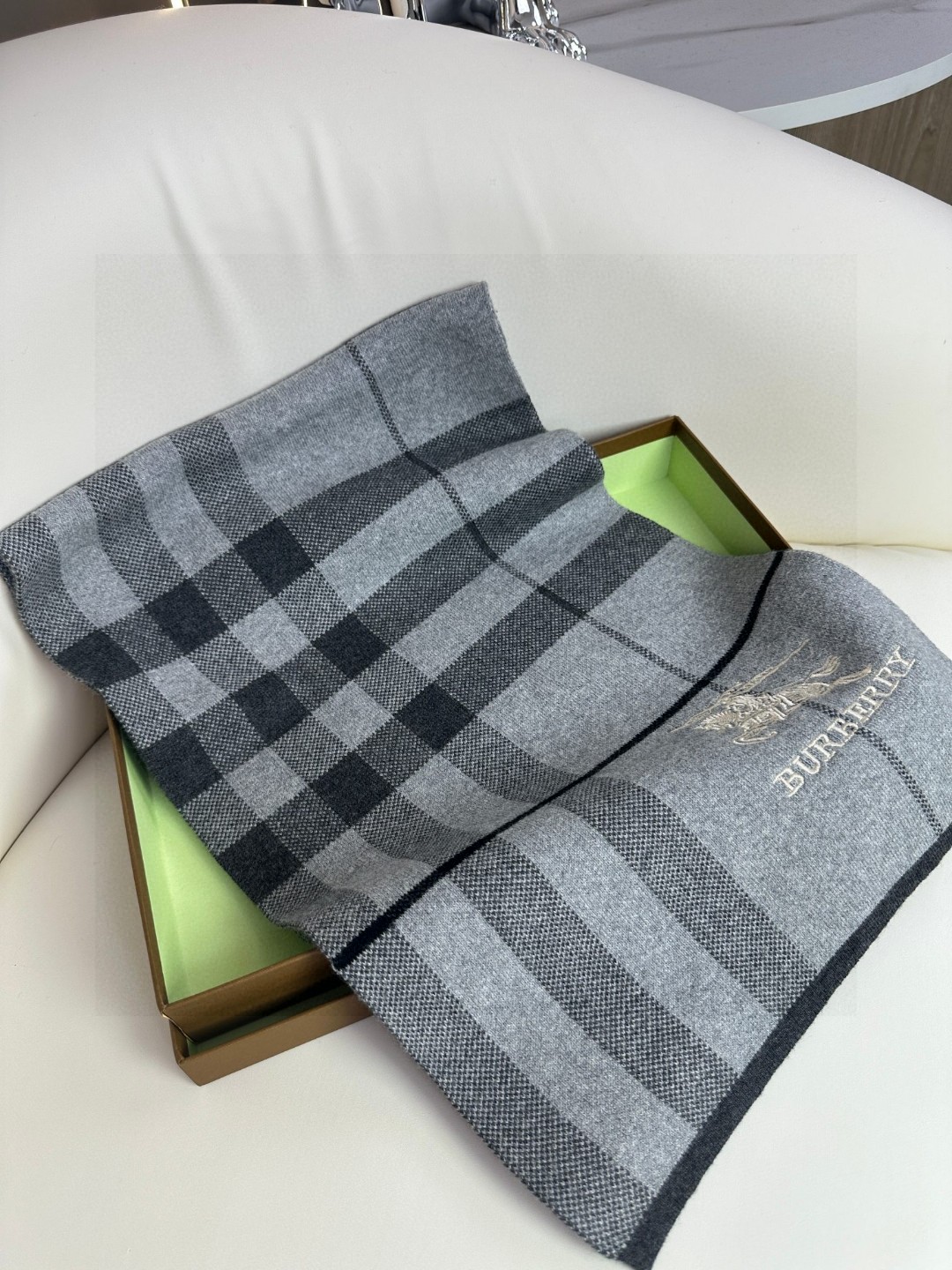 [TOP] BURBERRY Cashmere Scarf 180*32cm  - 3 Colors