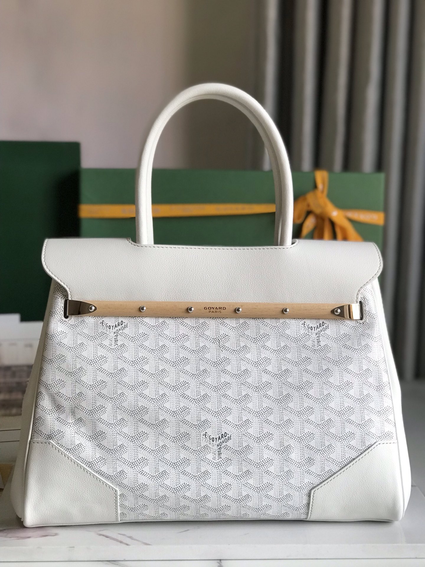 [TOP] Goyard Saigon Tote Bag 34x18x24cm  - 2 Colour