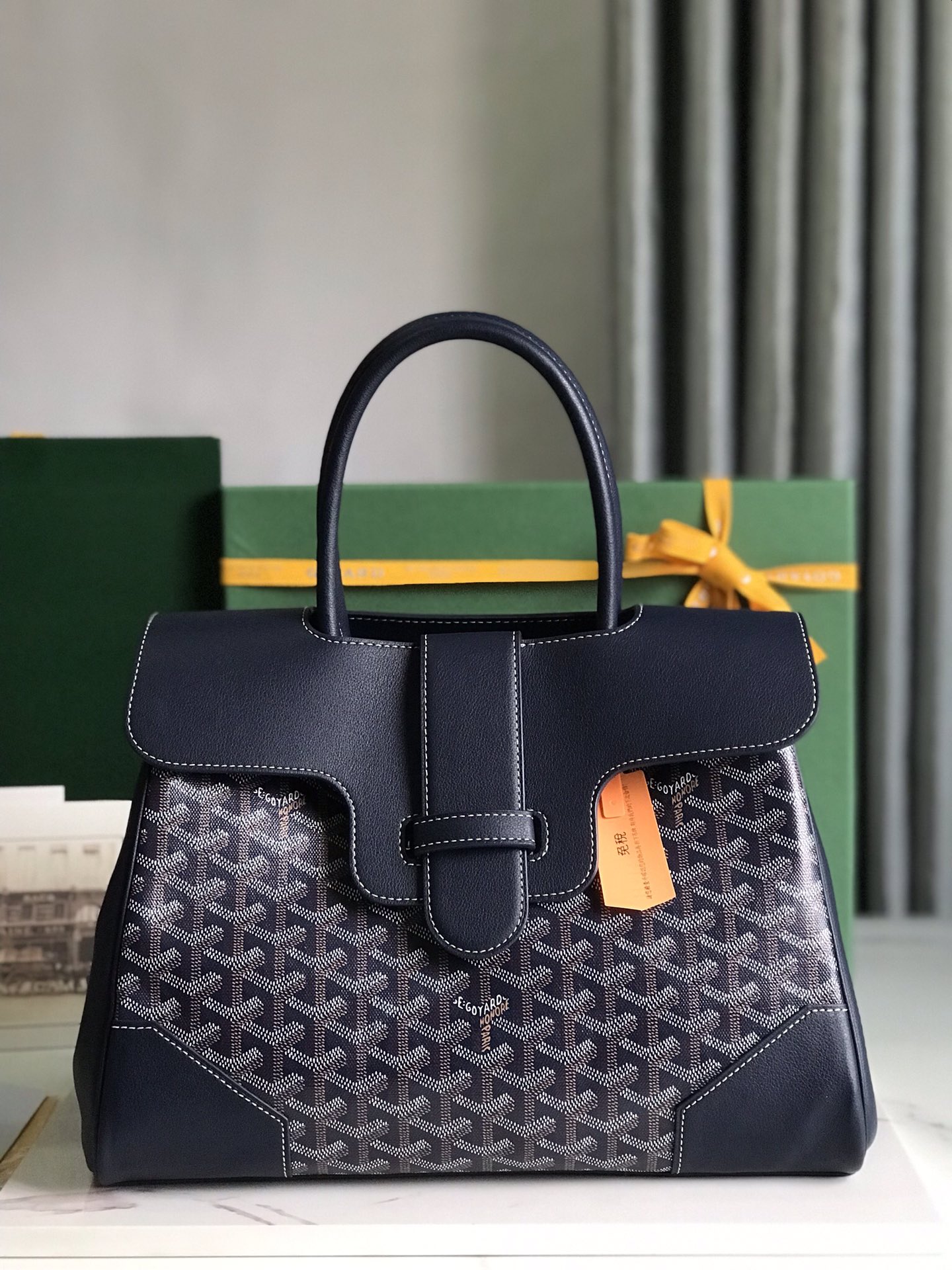 [TOP] Goyard Saigon Tote Bag 34x18x24cm  - 2 Colour