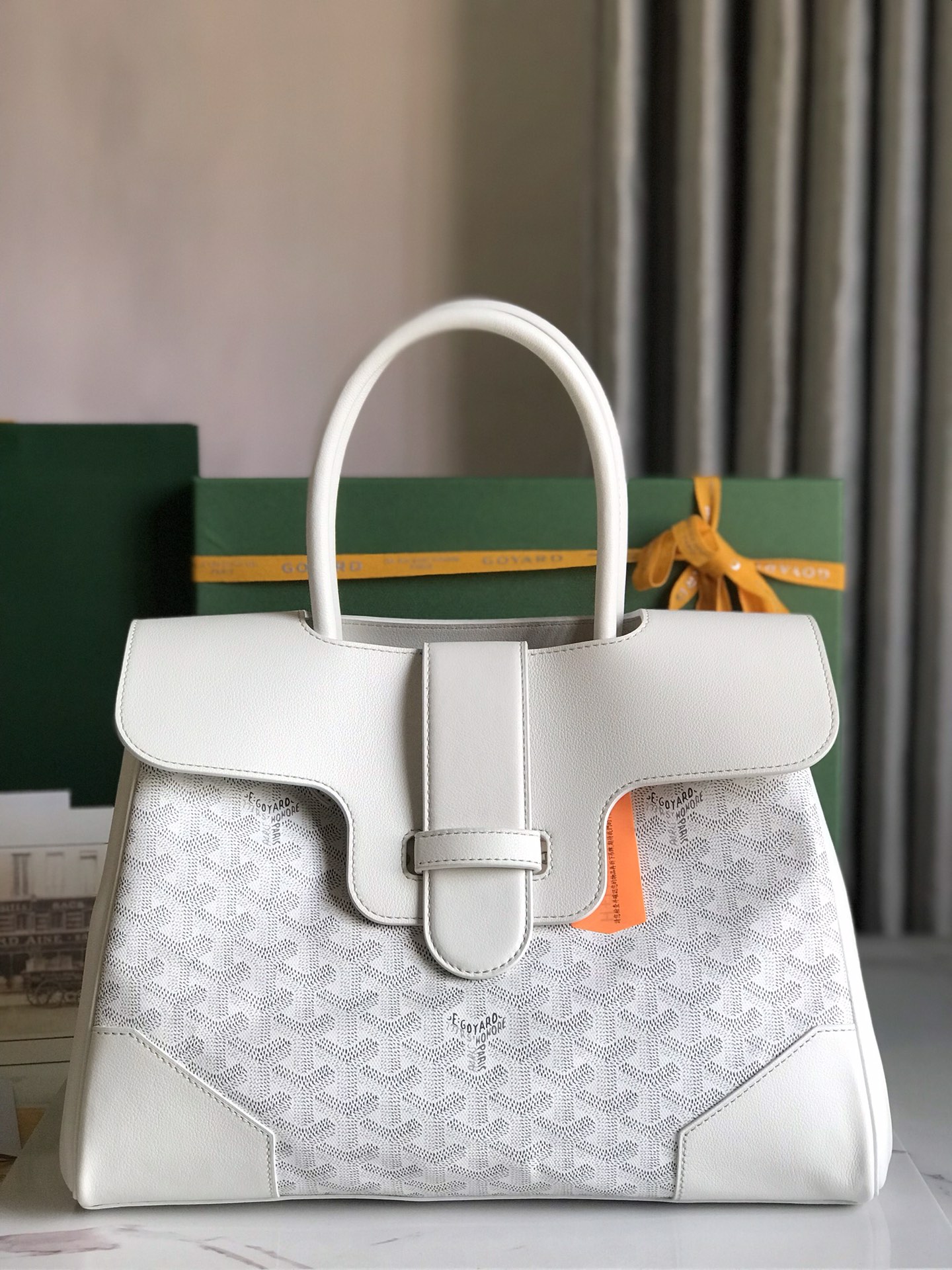 [TOP] Goyard Saigon Tote Bag 34x18x24cm  - 2 Colour