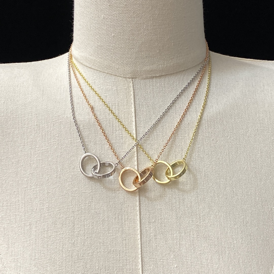 [TOP] Cartier Round Necklace - 3 Color