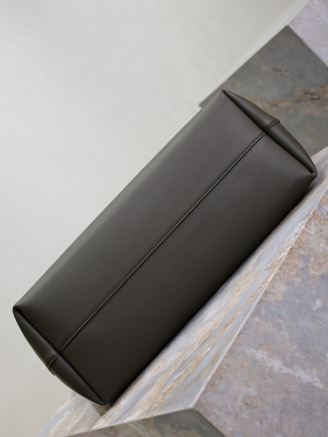 [TOP] Yves Saint Laurent YSL Shopping Tote Bag 25/32.5/38cm - Dark Green