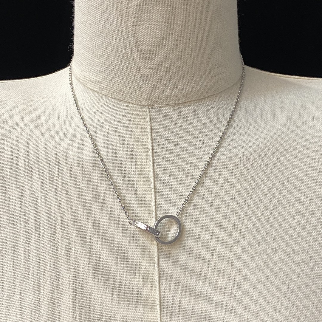 [TOP] Cartier Round Necklace - 3 Color