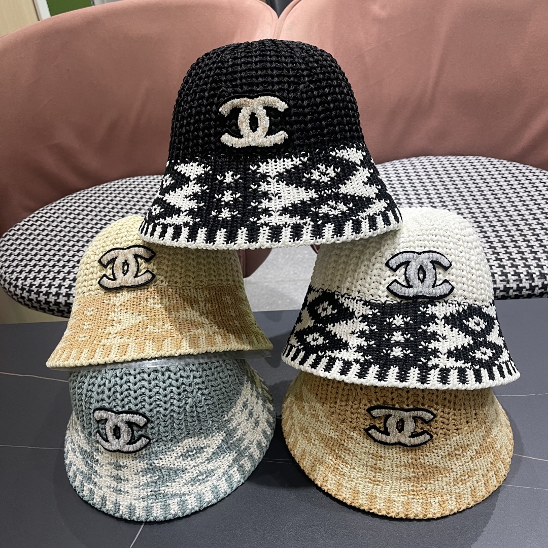 [TOP] CHANEL Knitted Hat - 5 Colors