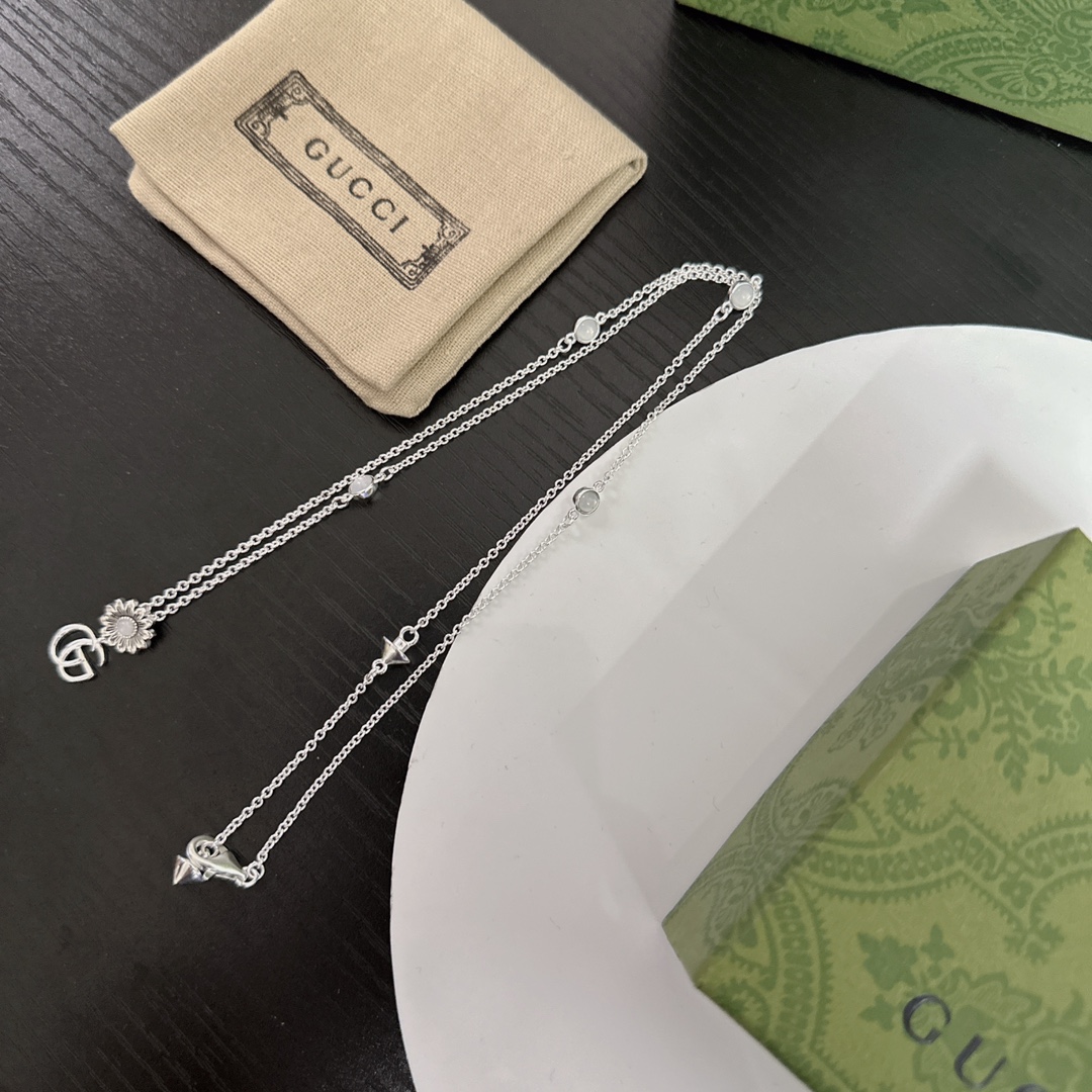 [TOP] GUCCI Necklace - Silver