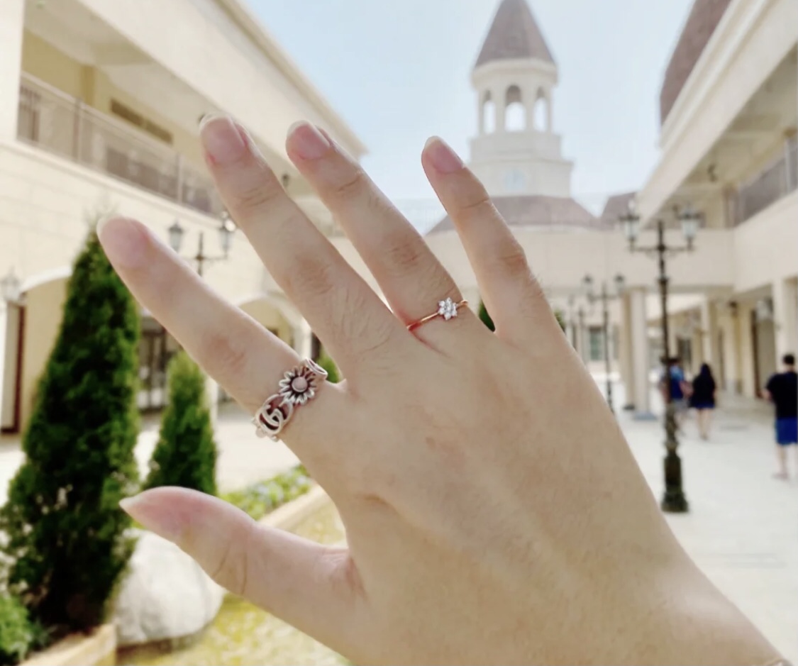 [TOP] GUCCI GG Ring - Sliver