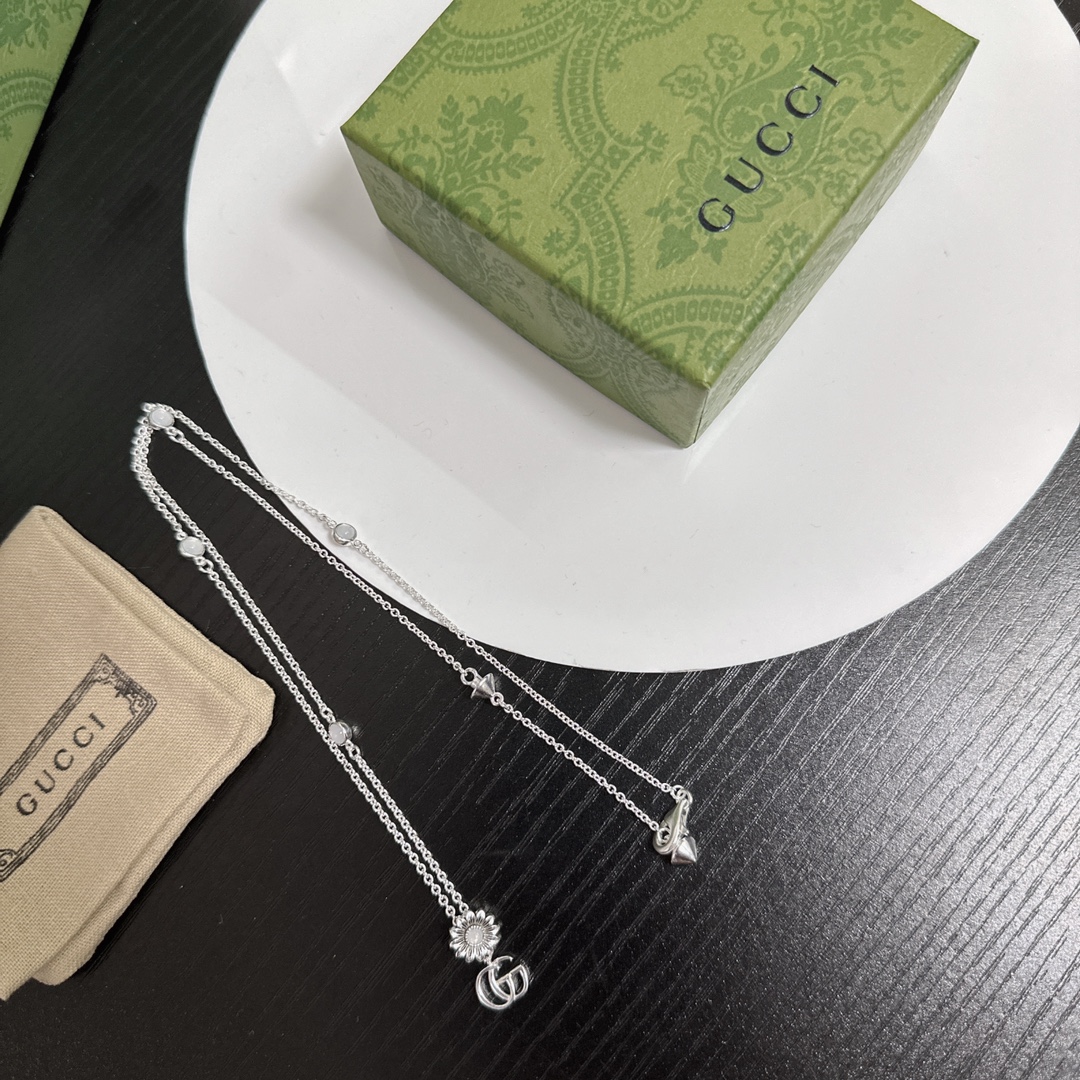 [TOP] GUCCI Necklace - Silver