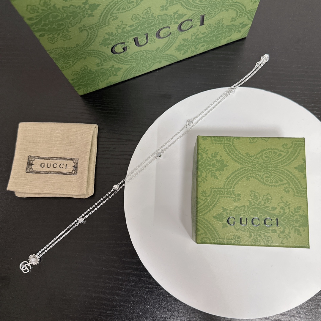 [TOP] GUCCI Necklace - Silver