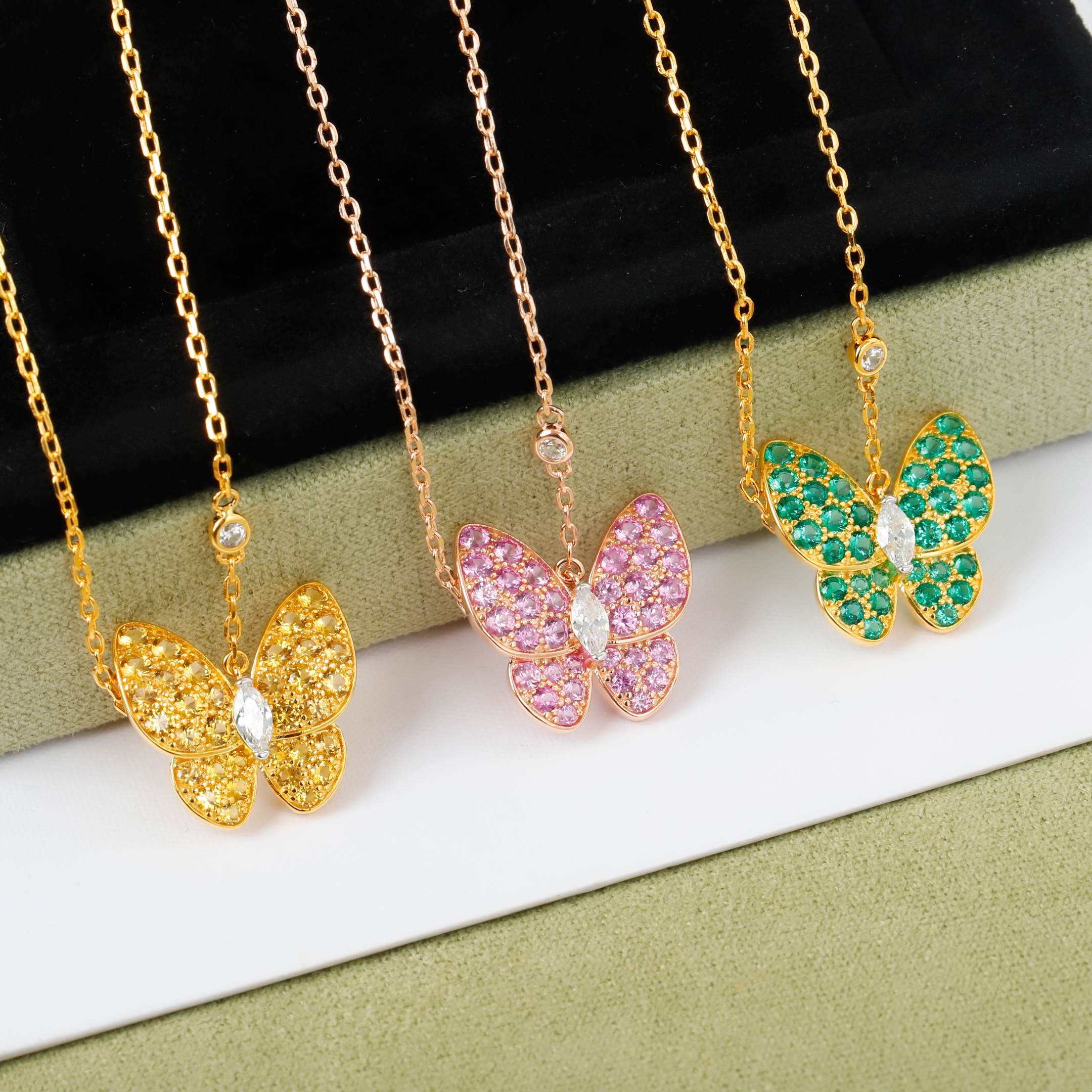 [TOP] Van Cleef & Arpels Butterfly Necklace - 3 Colors