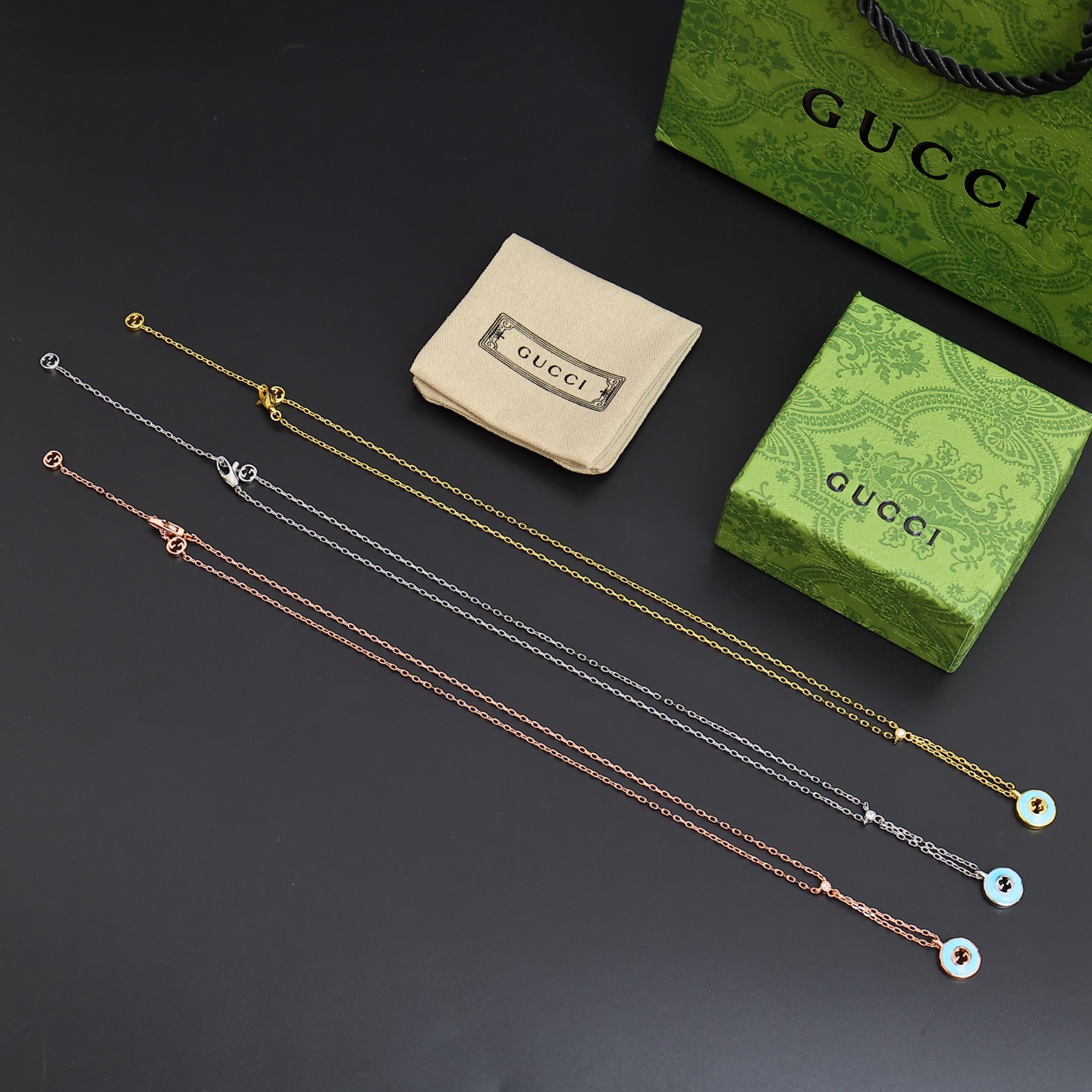 [TOP] GUCCI GG Necklace - 3 Color