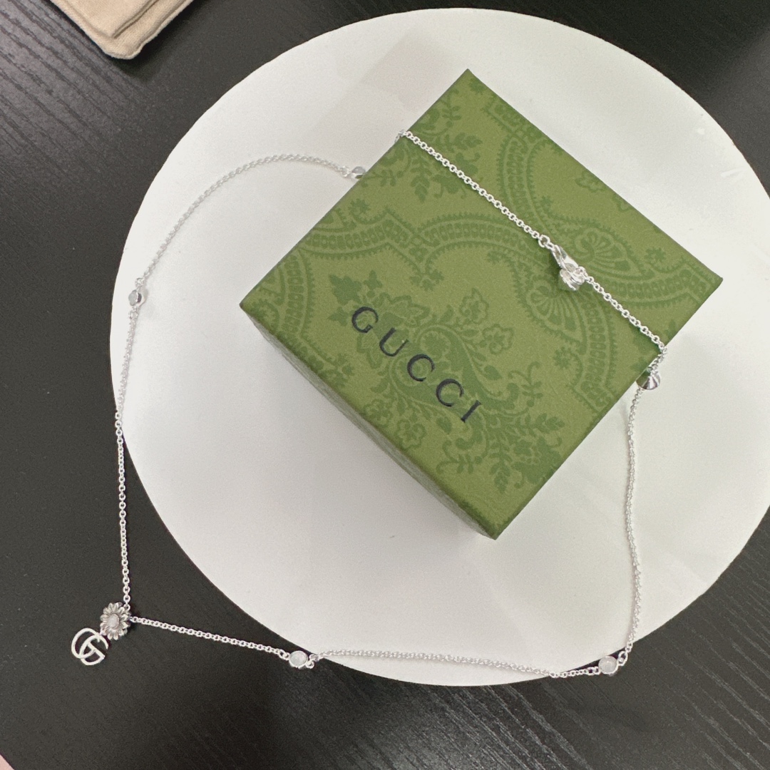 [TOP] GUCCI Necklace - Silver