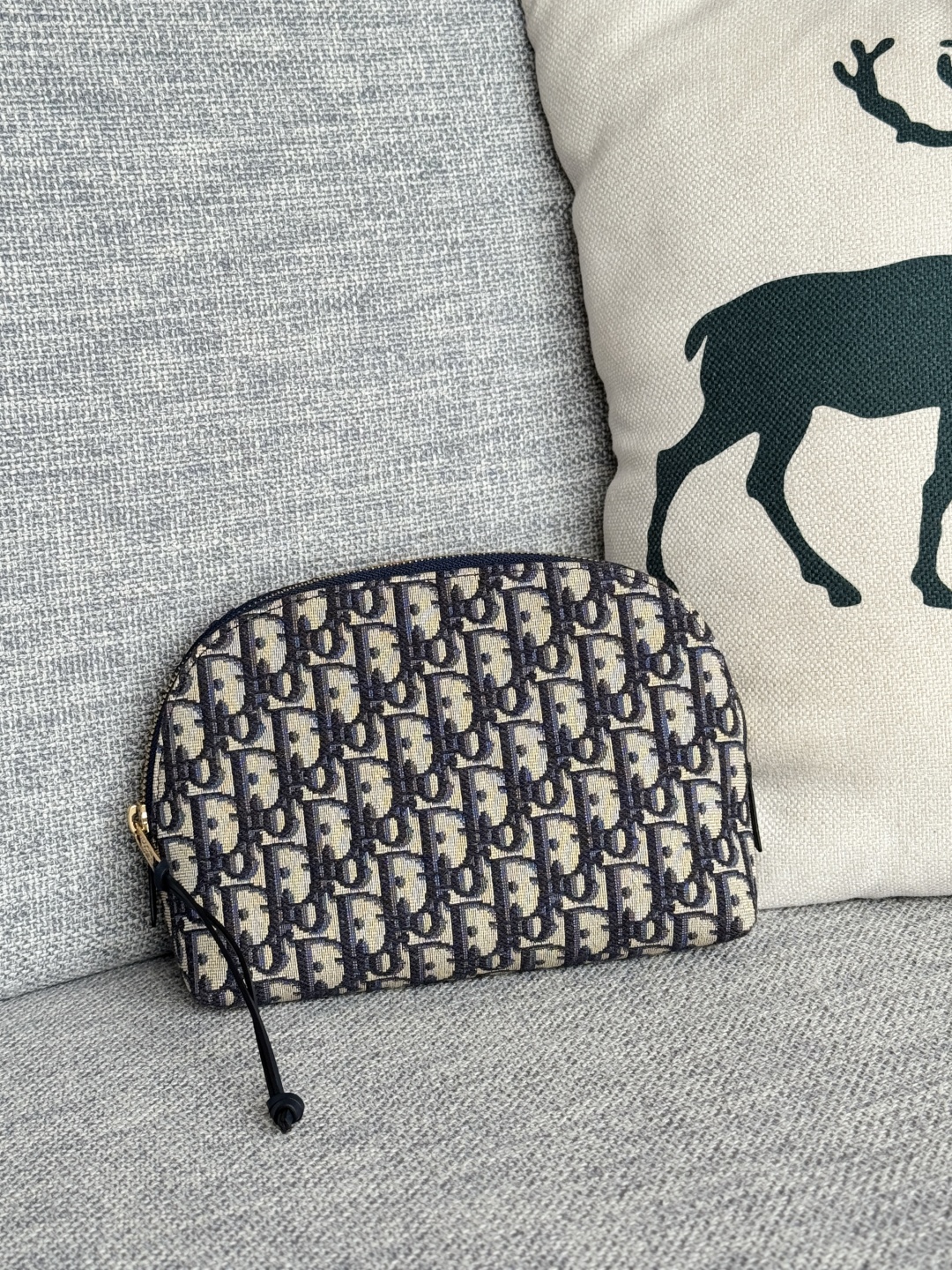 [TOP] Christian Dior 30 Montaigne Hand Bag 24x15.5x7cm  - Blue