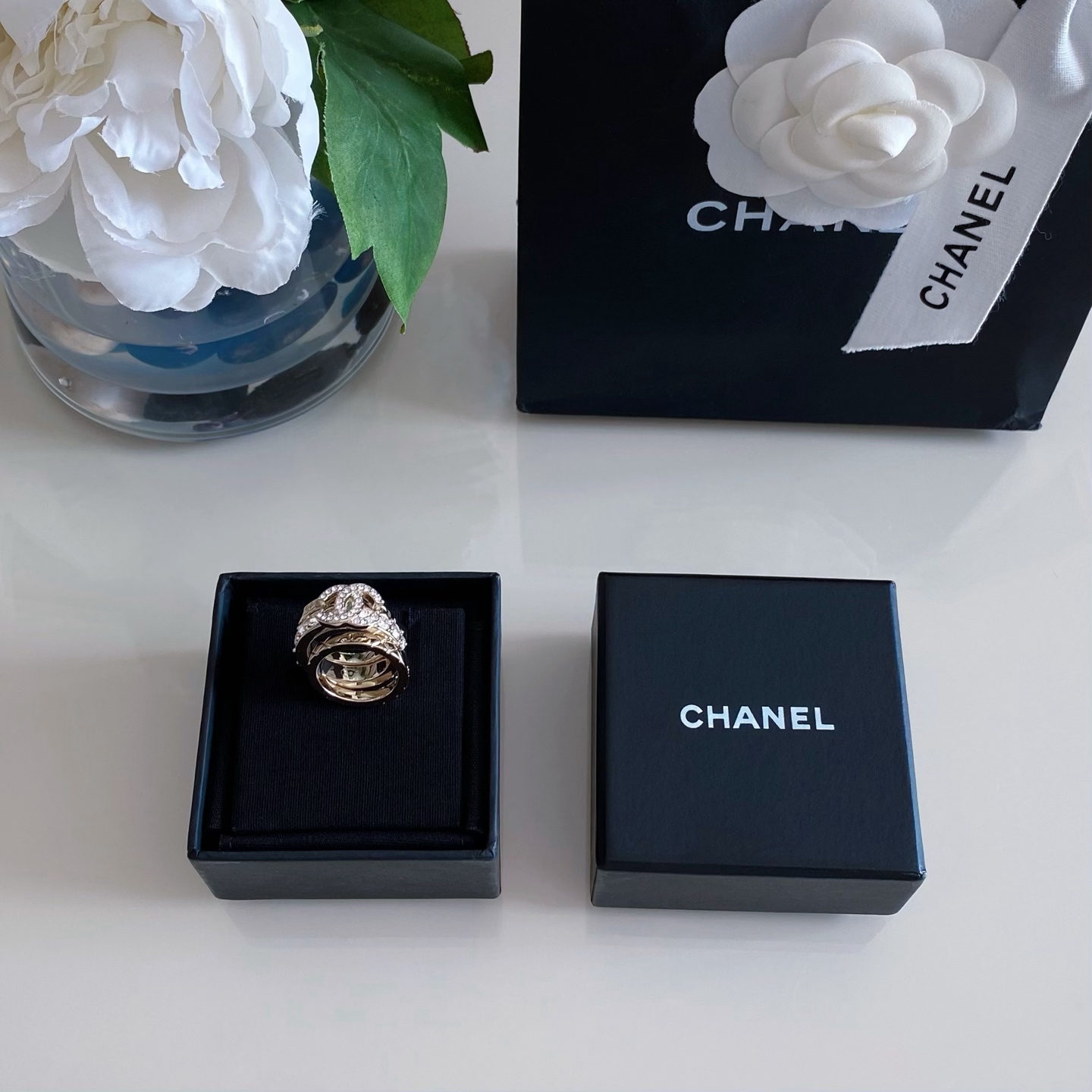 [TOP] CHANEL Ring Set - Gold