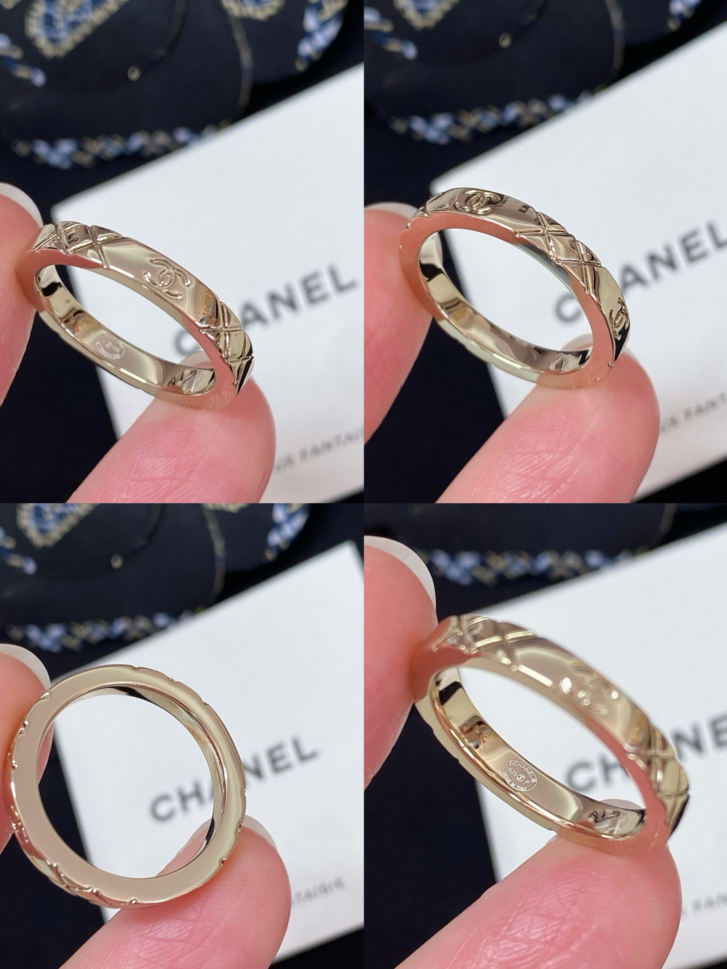 [TOP] CHANEL Ring Set - Gold