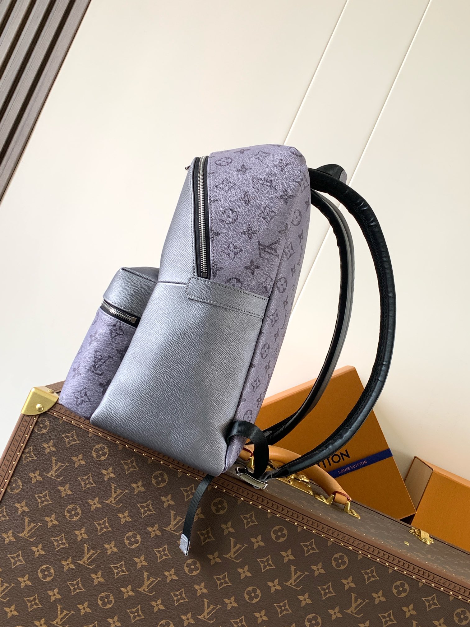 [TOP] Louis Vuitton LV Backpack 40 CM - Silver Grey