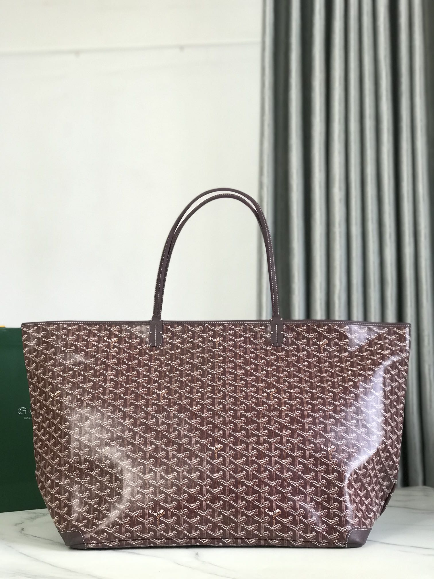 [TOP] Goyard Artois Large-Sized Travel Bag 68*24*37cm - Navy Red