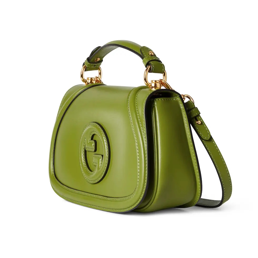 [TOP] GUCCI Blondie Handbag 26.5x 16.5x 8.5cm - Green