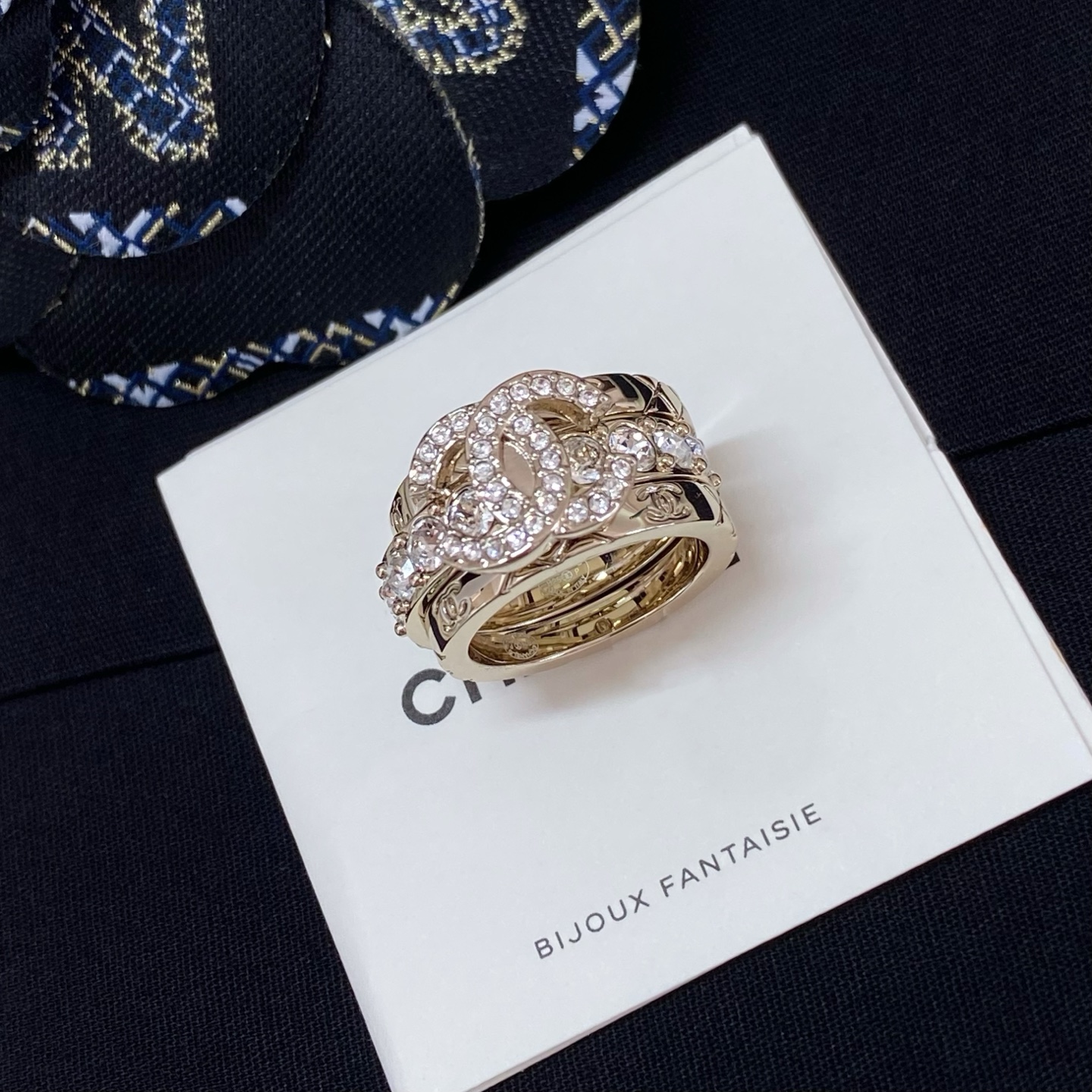 [TOP] CHANEL Ring Set - Gold