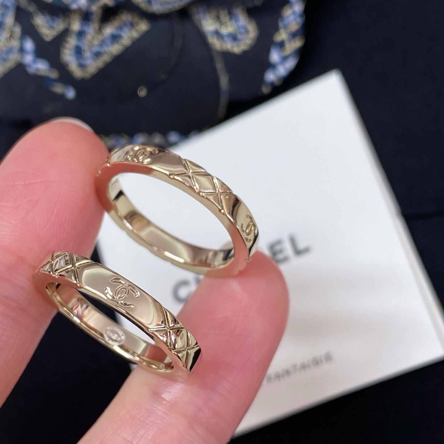 [TOP] CHANEL Ring Set - Gold