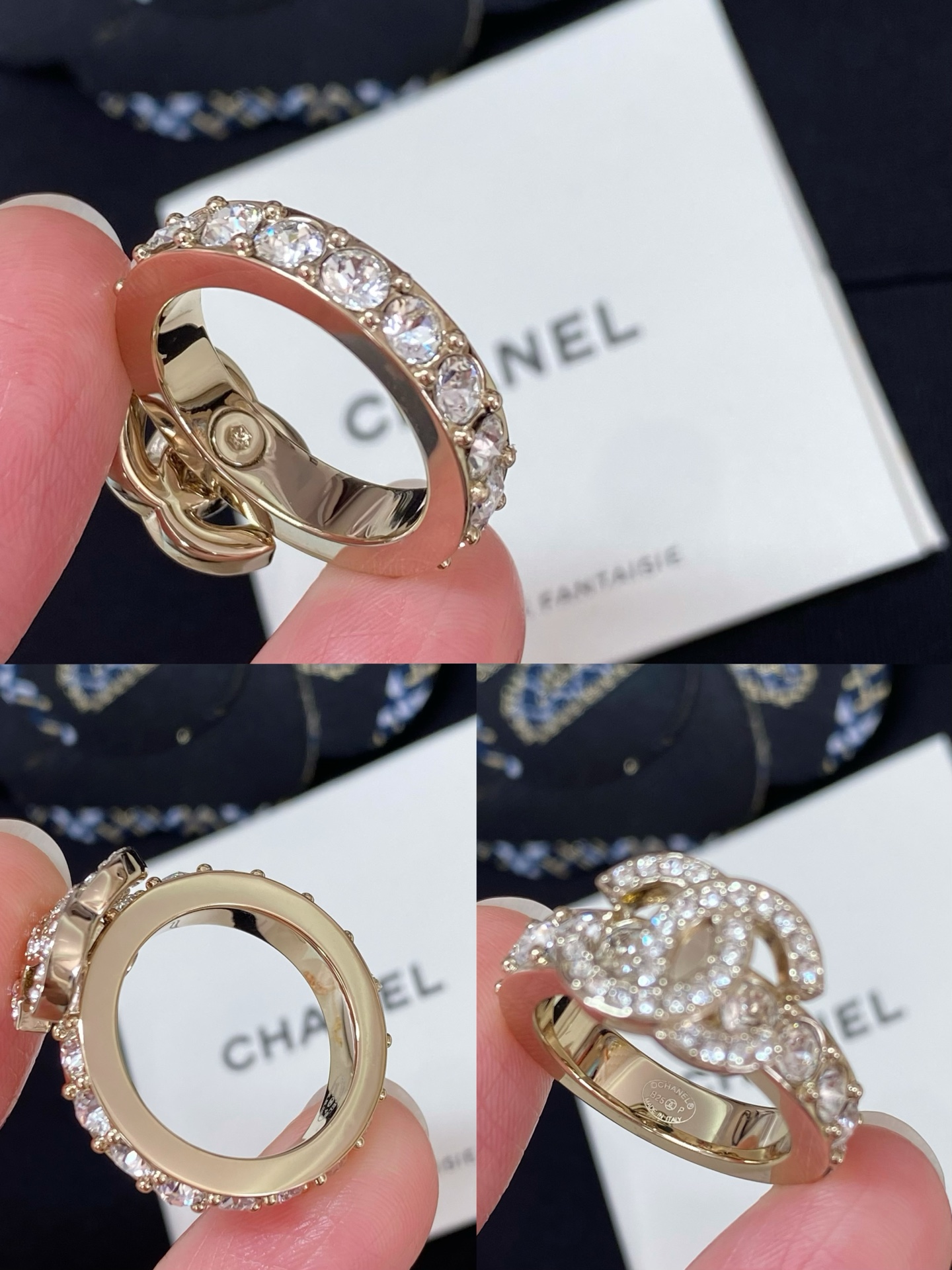 [TOP] CHANEL Ring Set - Gold