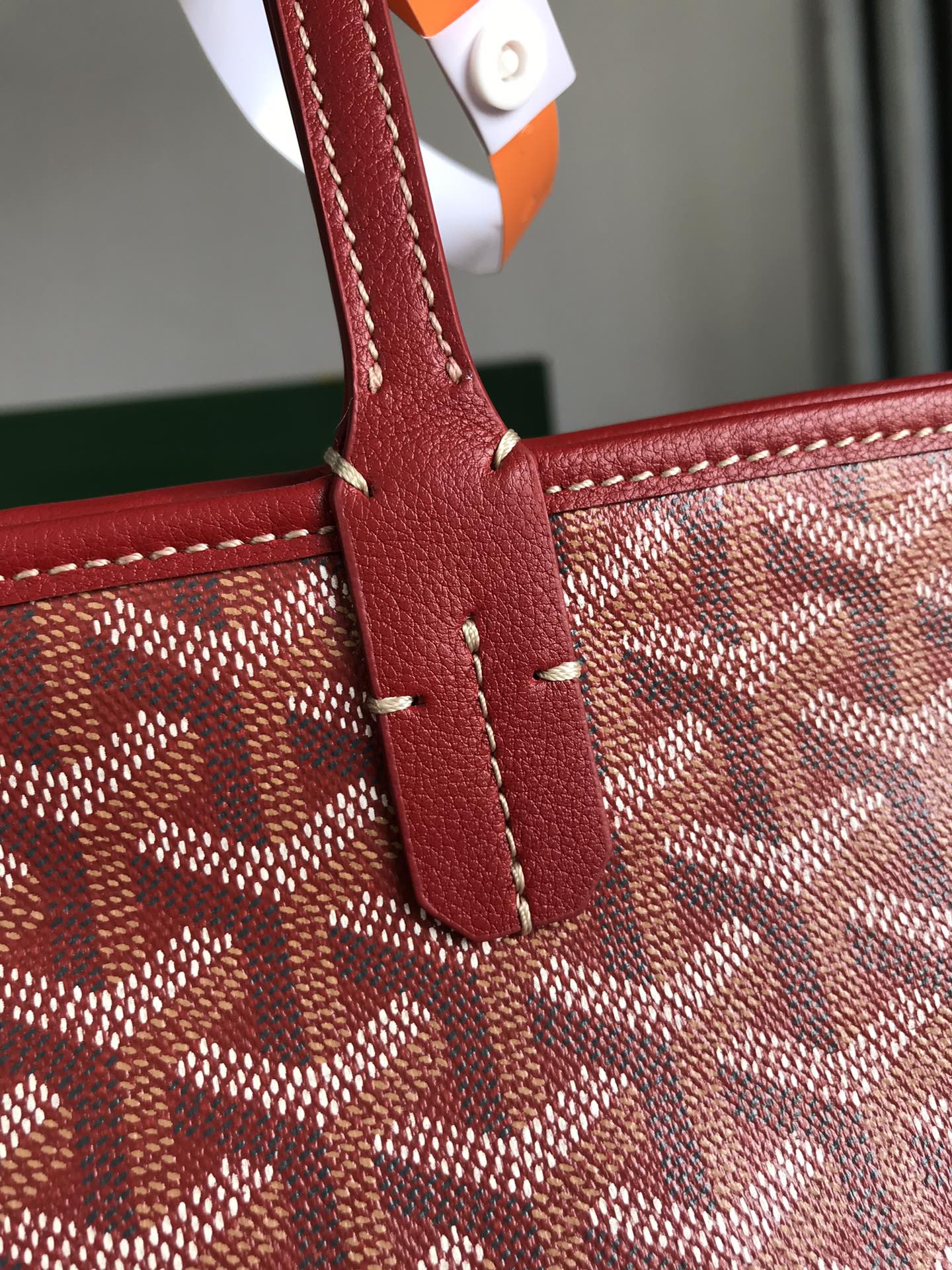 [TOP] Goyard Tote Bags 35*27*14cm - Red