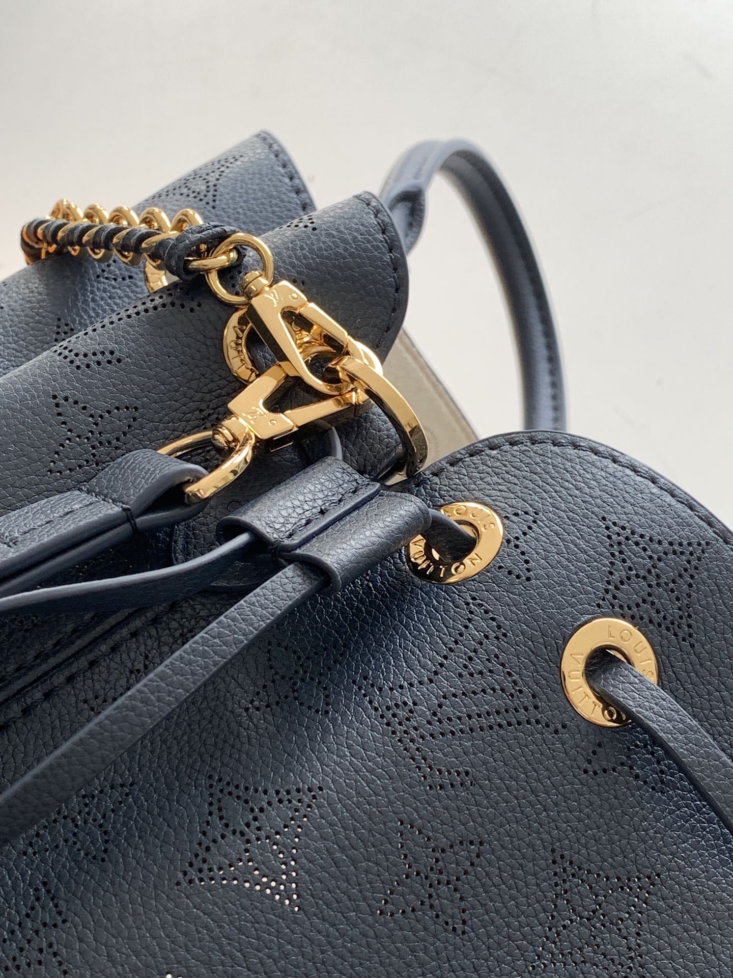 [TOP] Louis Vuitton LV Bella Tote Bag 23x13x32cm - Navy Blue