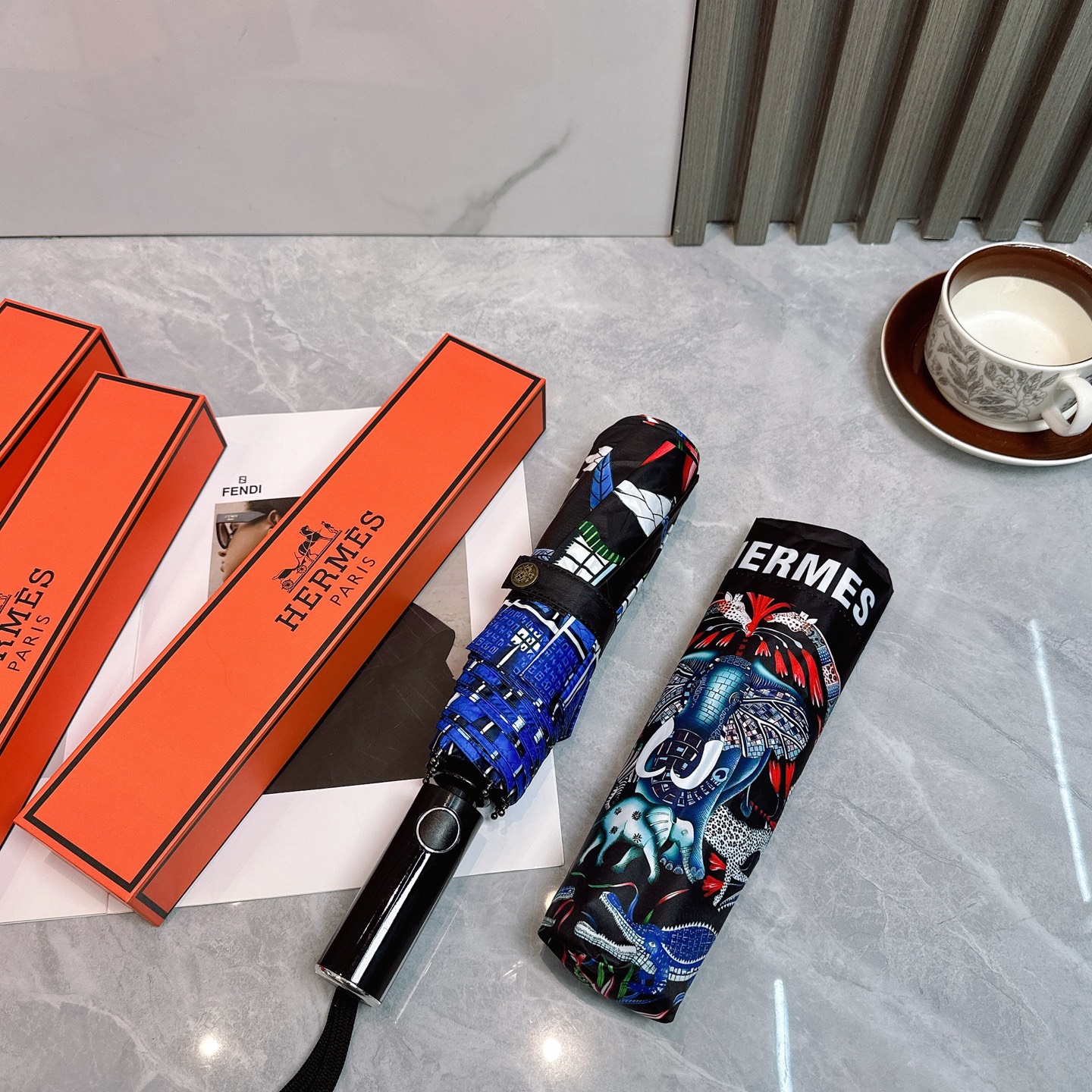 [TOP] HERMES Umbrella - 3 Colour