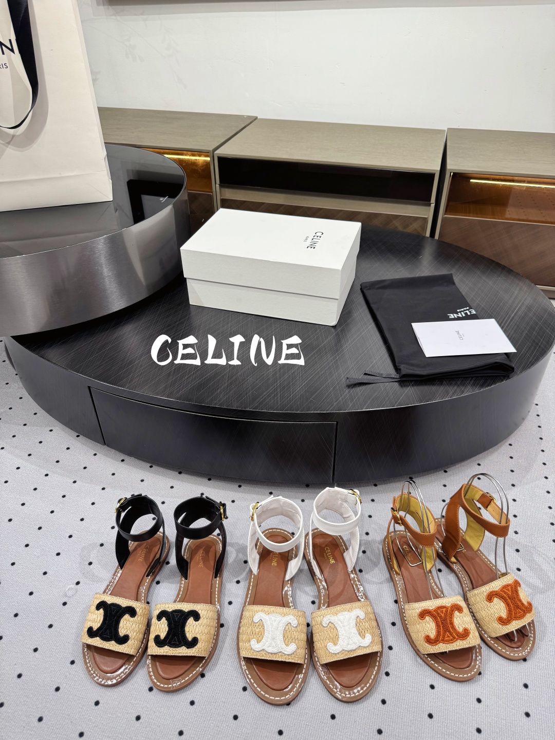 [TOP] CELINE Weaving Sandals - 3 Colors