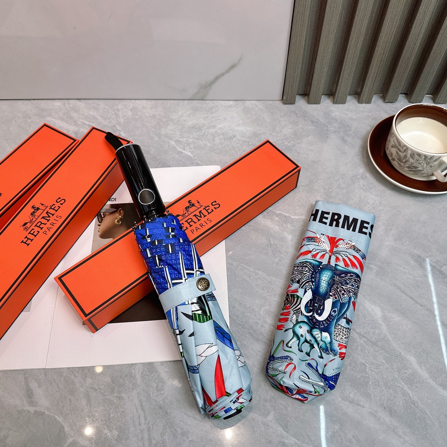 [TOP] HERMES Umbrella - 3 Colour