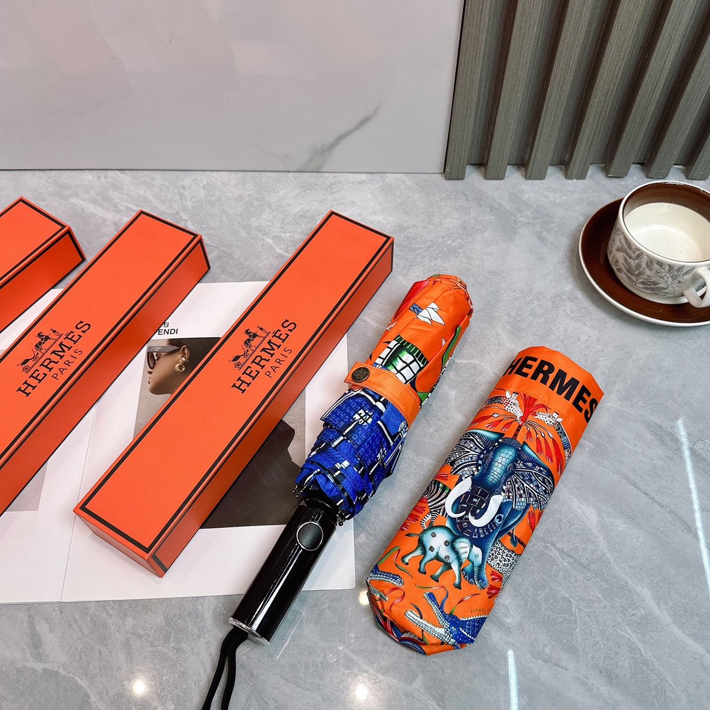 [TOP] HERMES Umbrella - 3 Colour